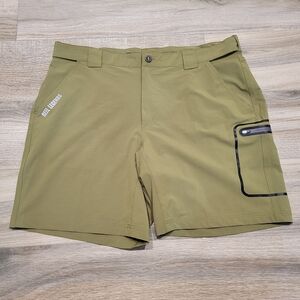 Reel Legends Performance Outfitters Forcer Fishing Cargo Shorts Men's 44 Olive